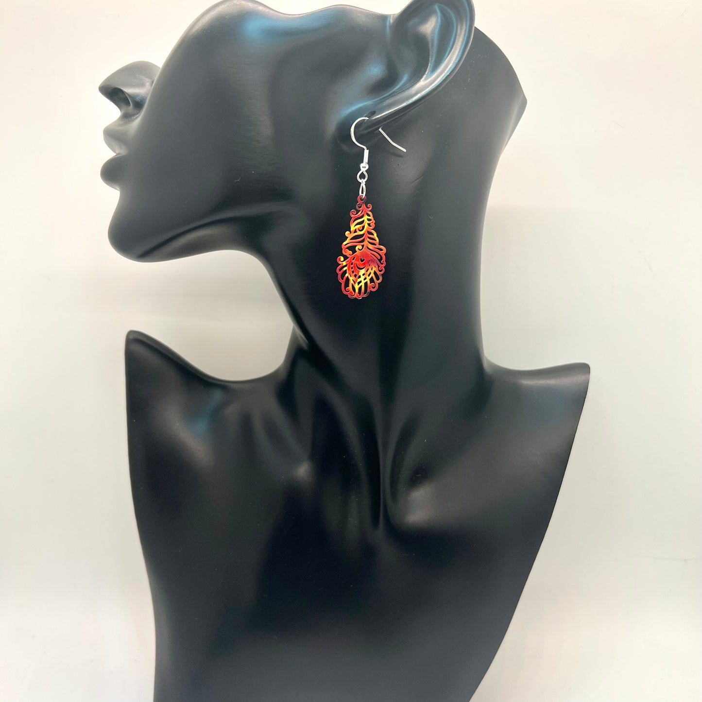 Peacock Feather Earrings