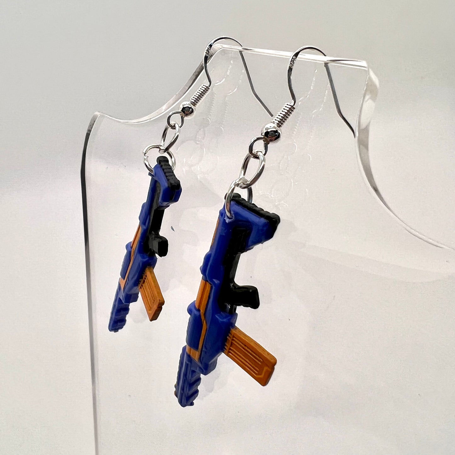 Nerf Gun Blaster Earrings