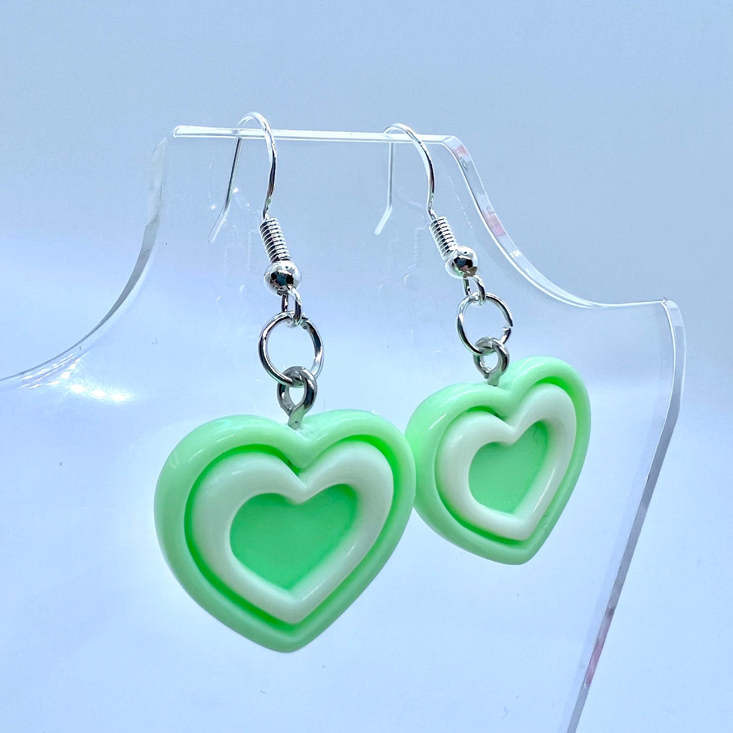 Pastel Heart Earrings