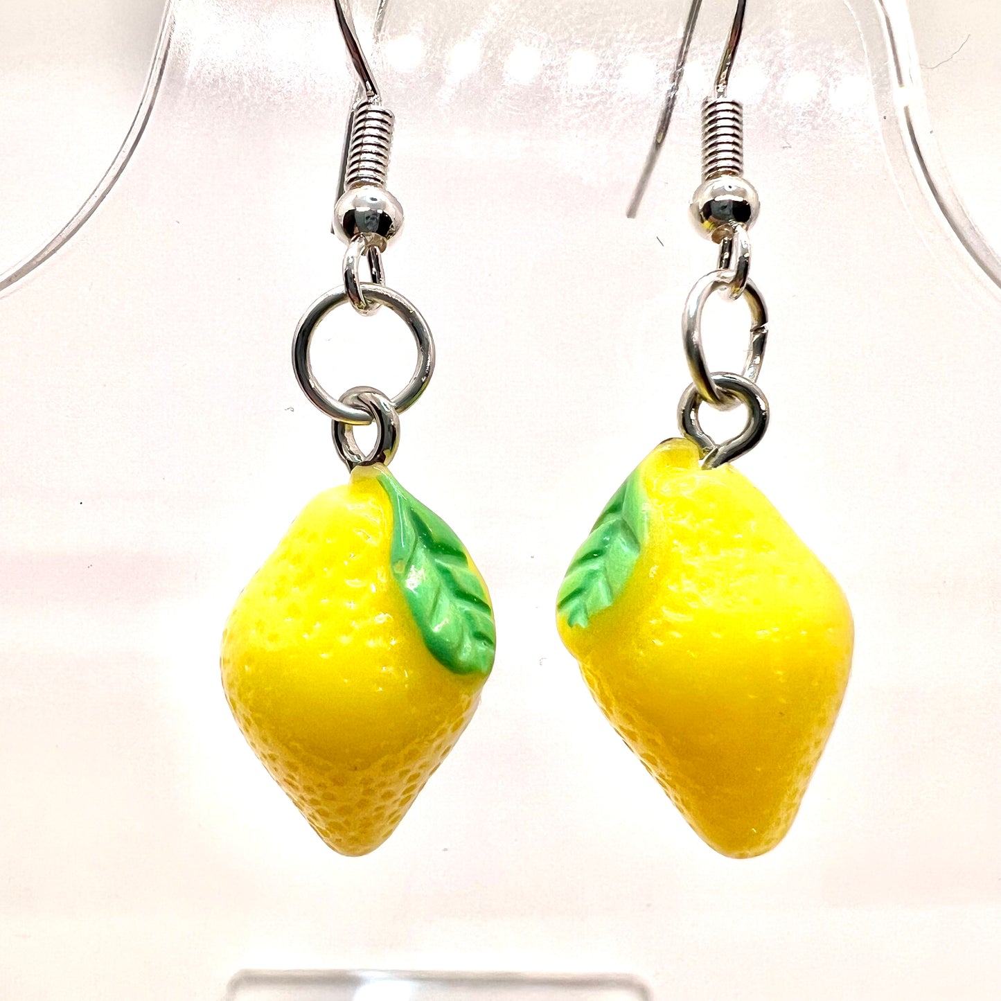 Lemon Fruit Earrings