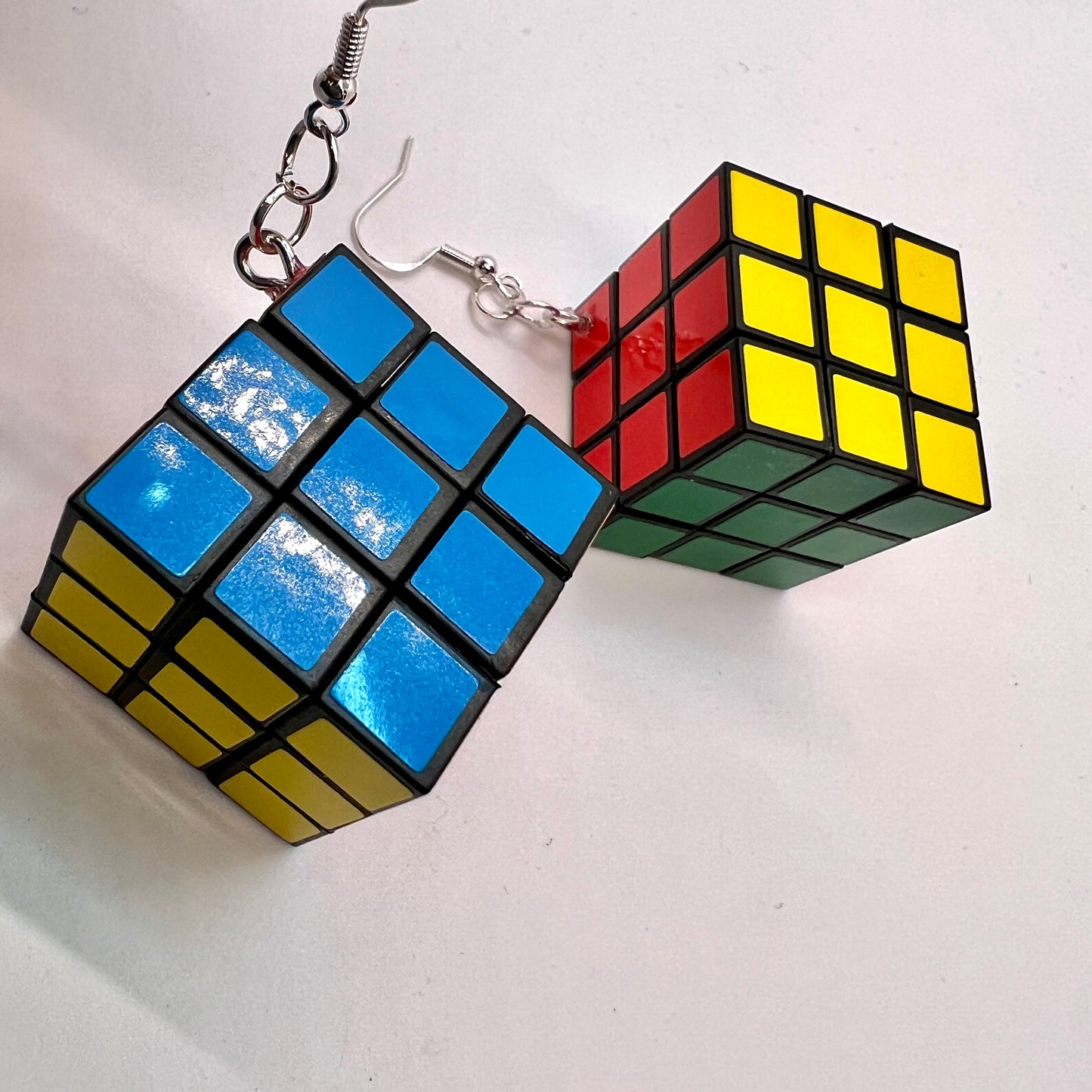 Rubiks Cube Earrings