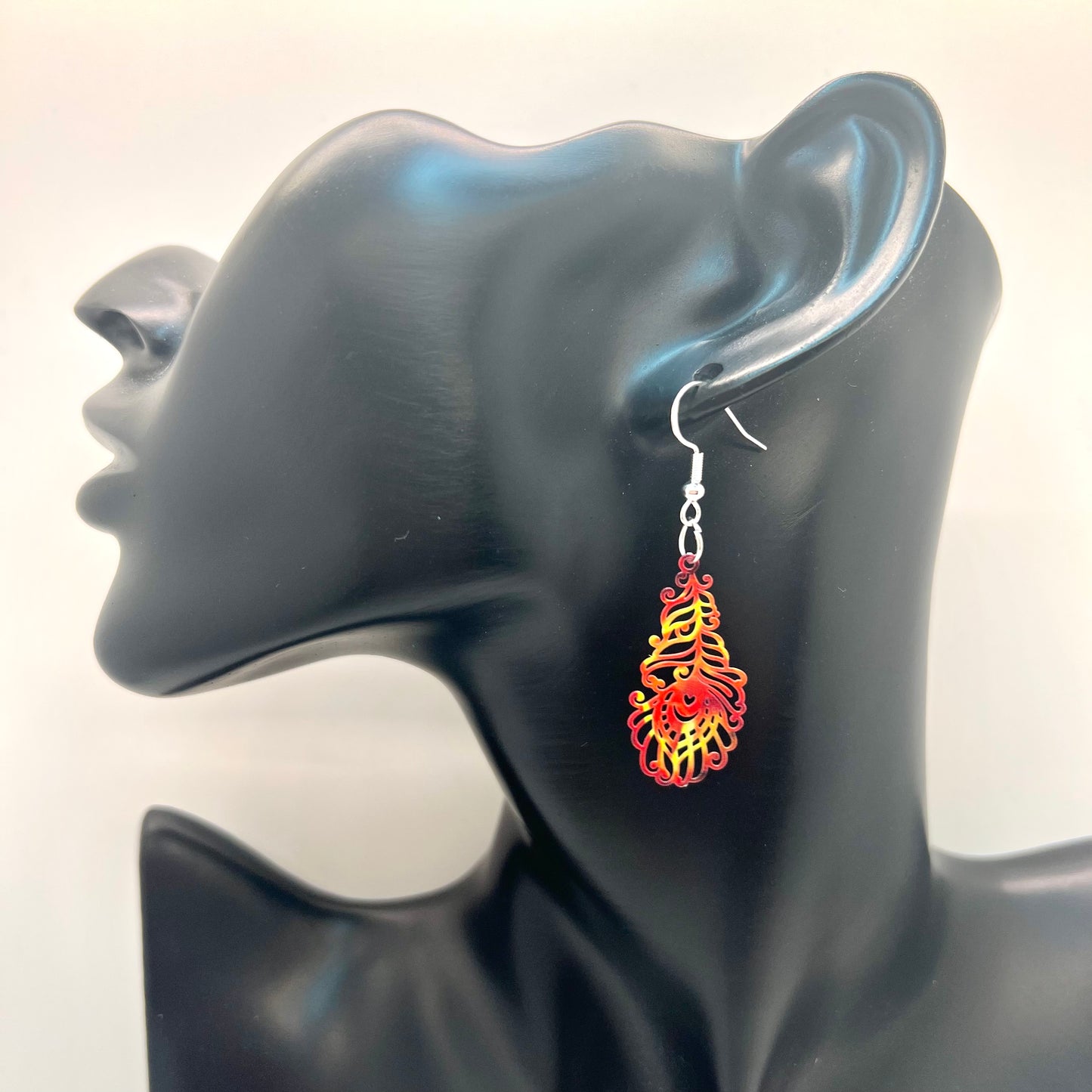 Peacock Feather Earrings