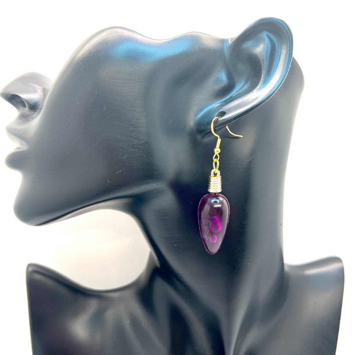 Christmas Light Bulb Earrings