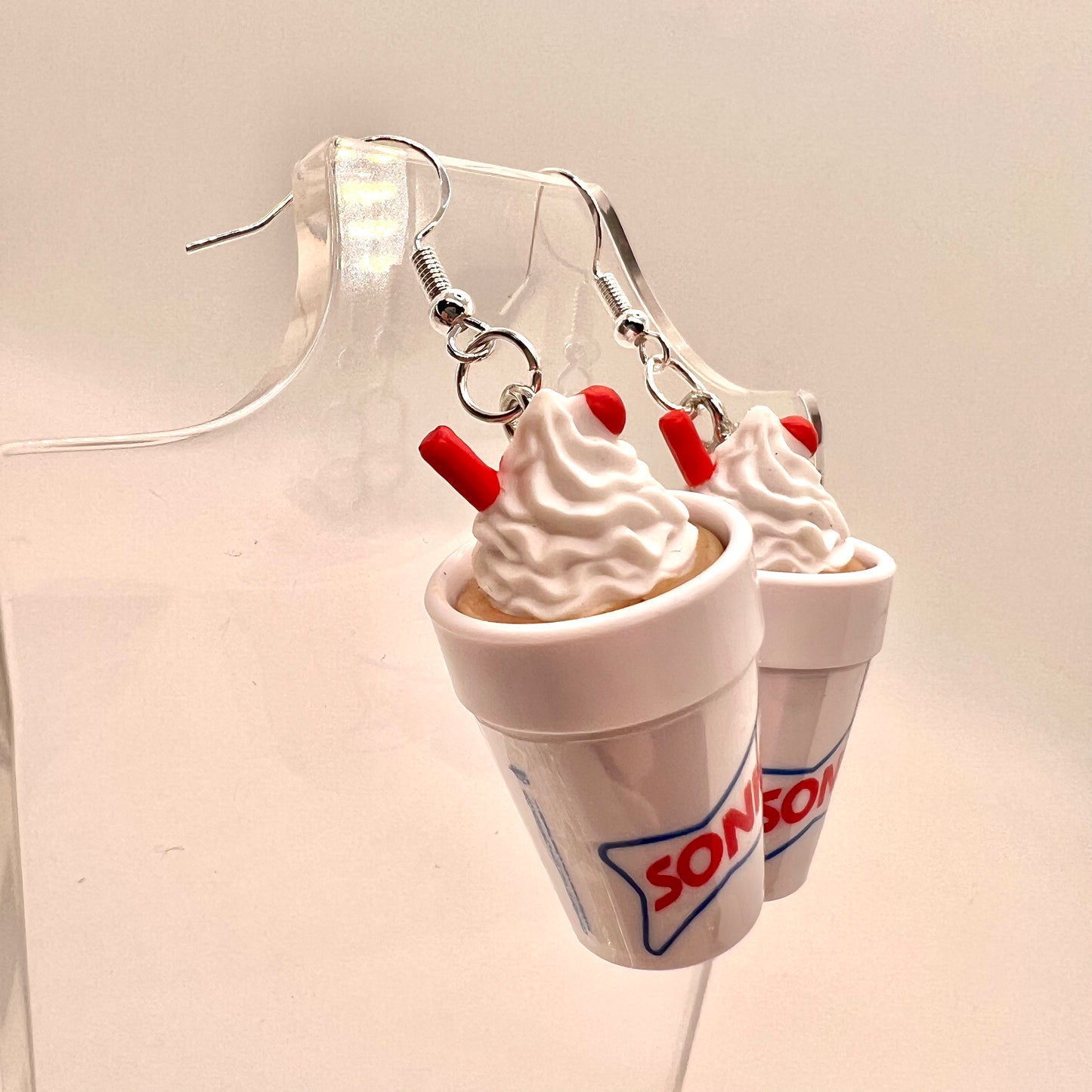 Sonic Milkshake Cup Earrings