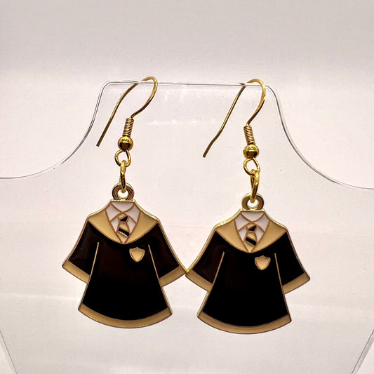 Hufflepuff Wizard Robe Earrings