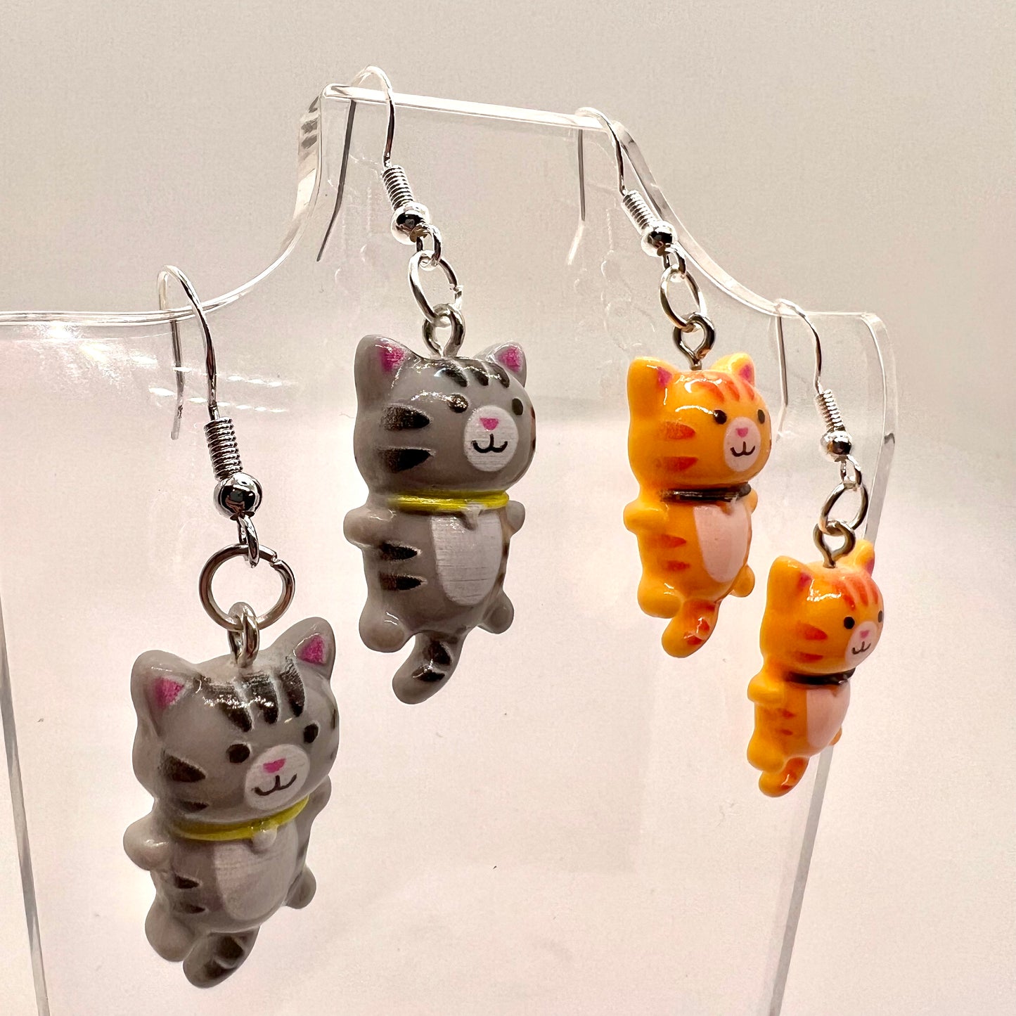Tabby Cat Earrings
