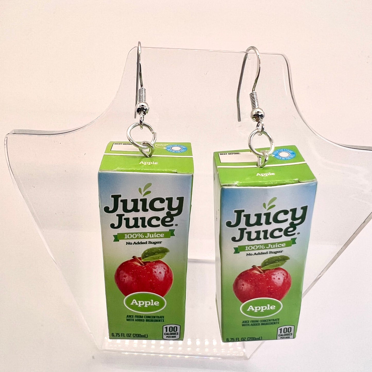 Juicy Juice Box Earrings