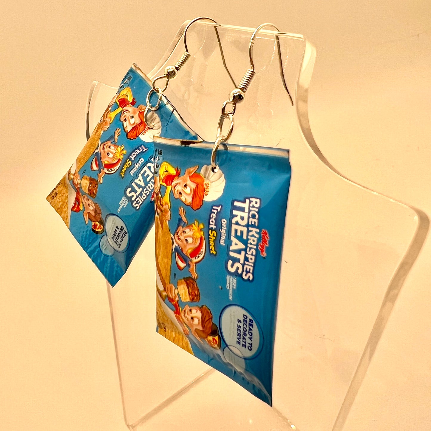 Rice Crispy Treat Earrings