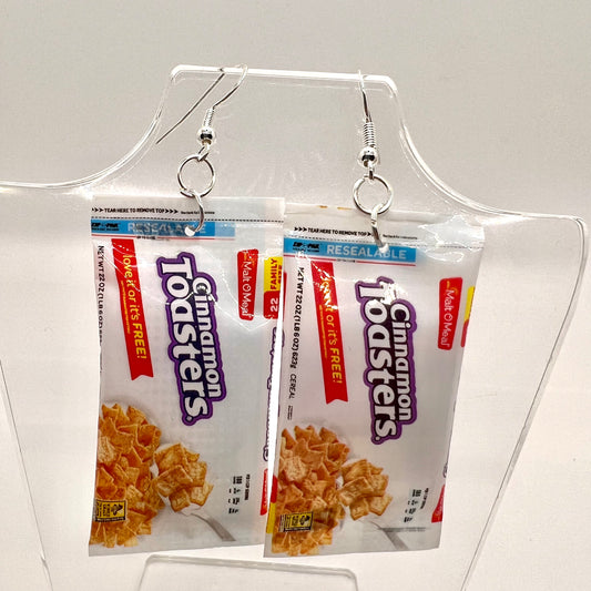 Cinnamon Toaster Cereal Earrings