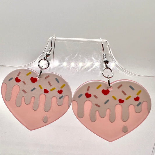 Enid Cupcake Heart Earrings