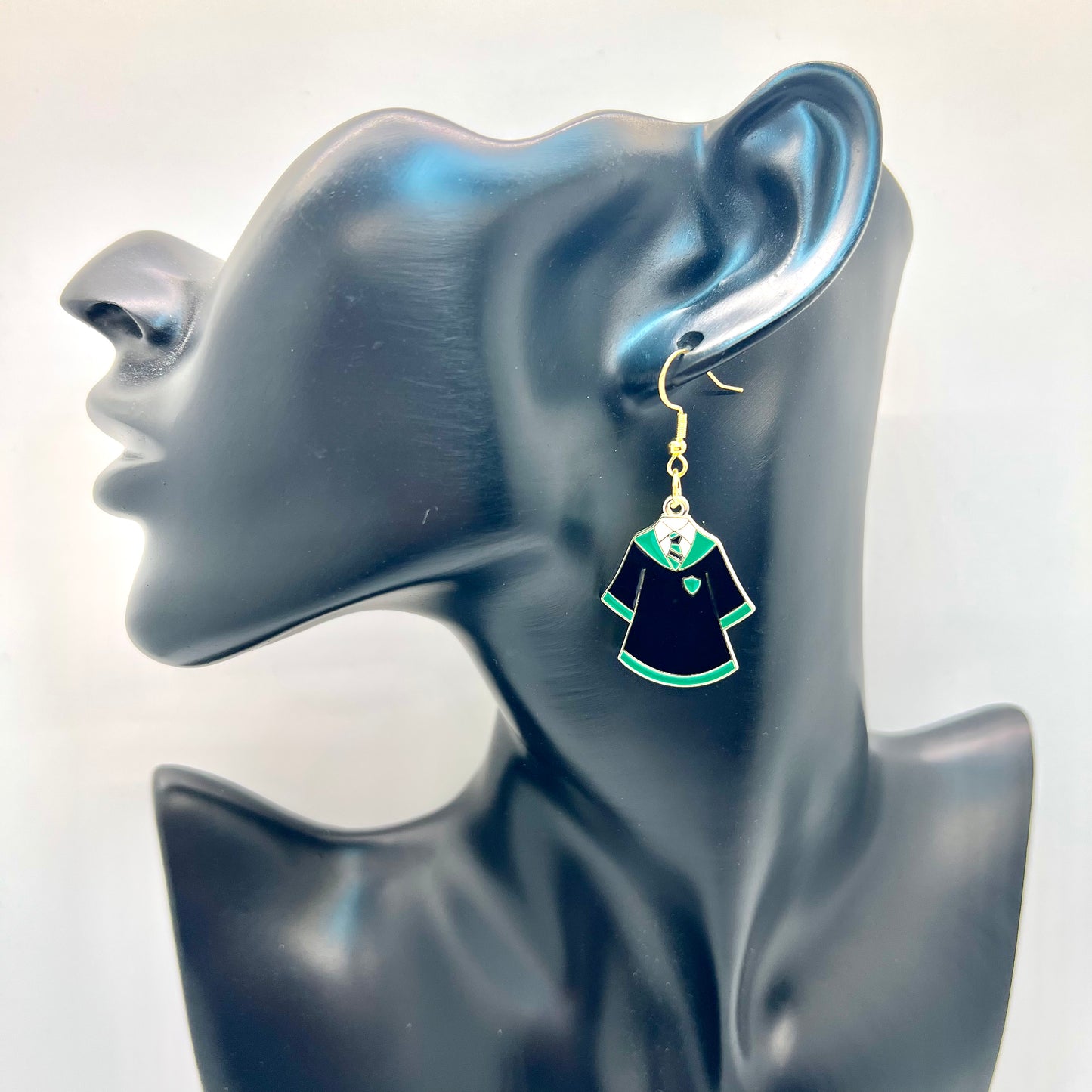 Slytherin Wizard Robe Earrings