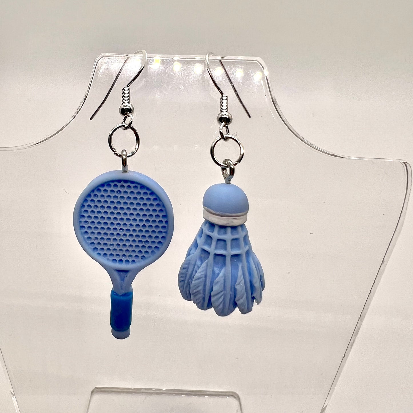 Badminton Birdie Earrings