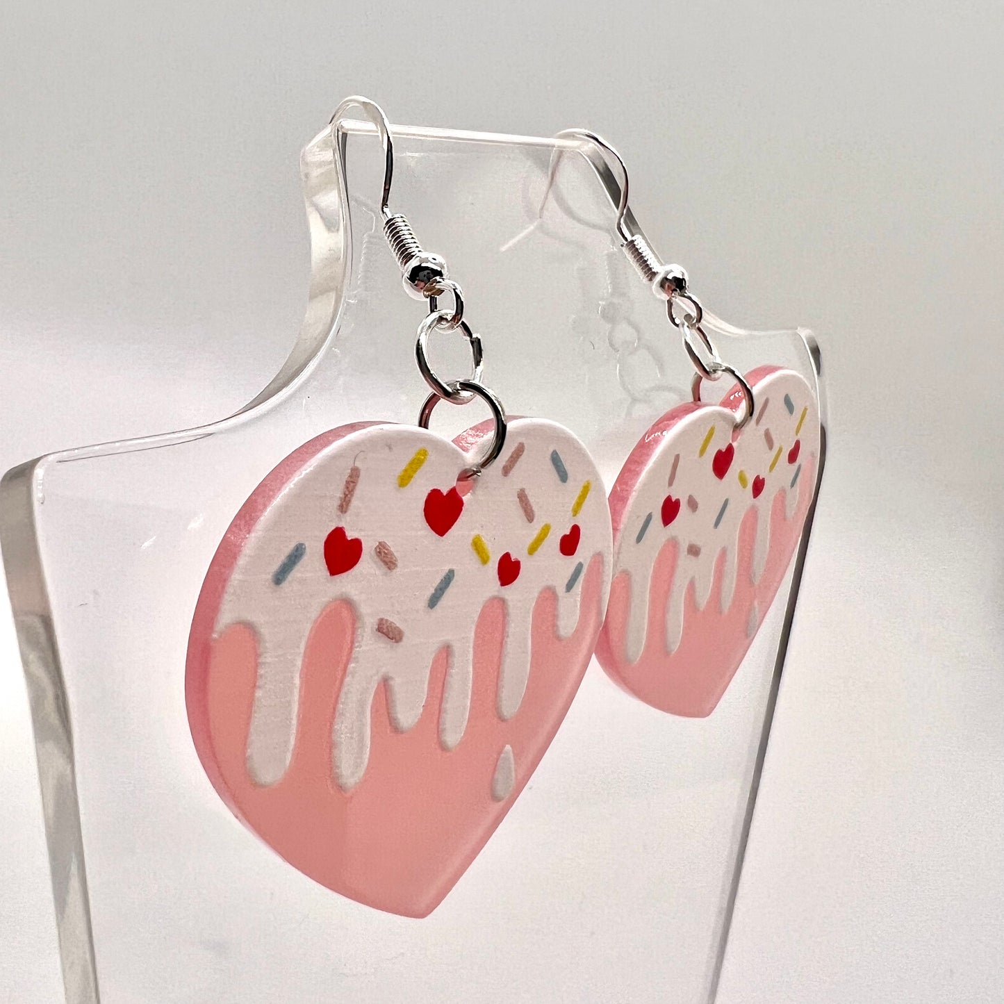 Enid Cupcake Heart Earrings