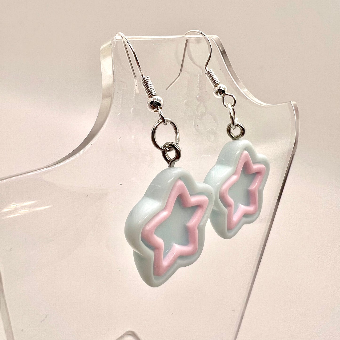 Pastel Star Earrings