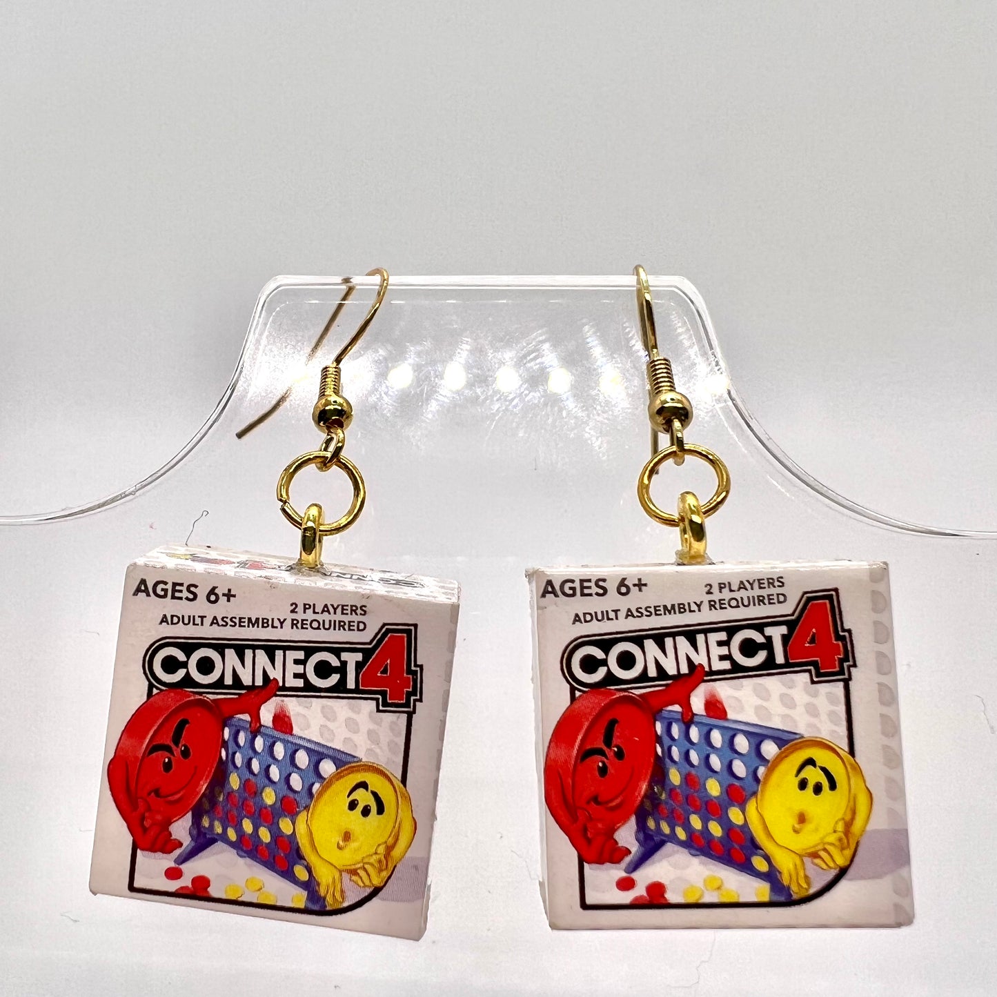 Connect Four Earrings