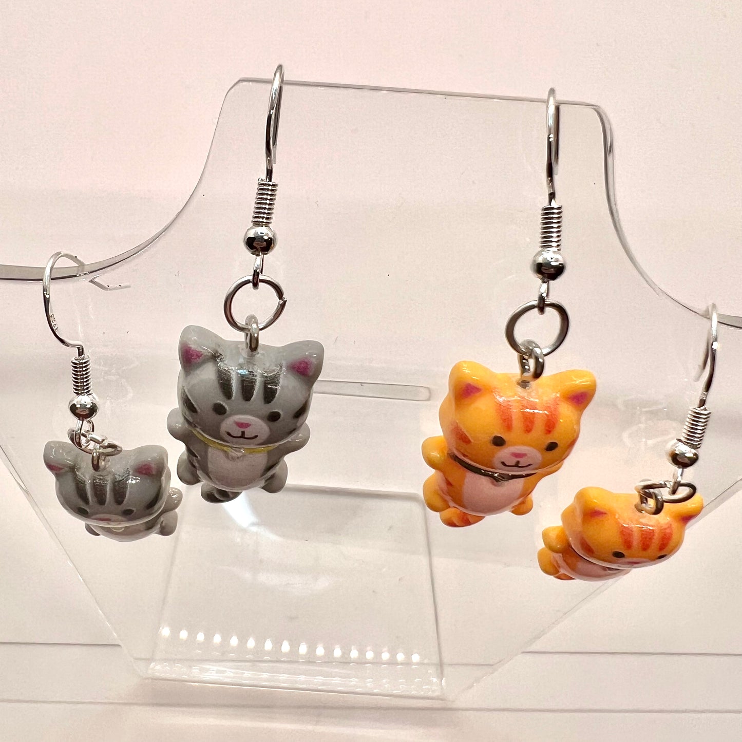 Tabby Cat Earrings