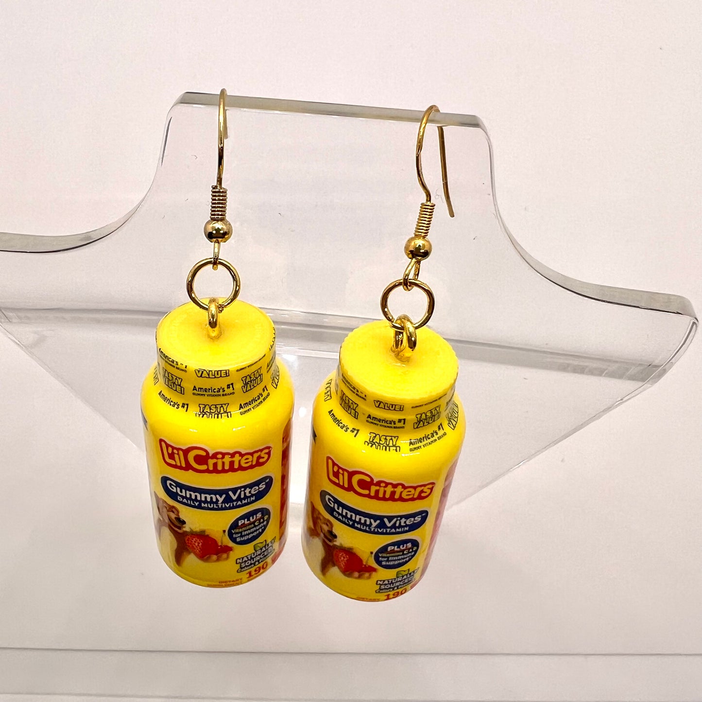 Lil Critters Vitamins Earrings
