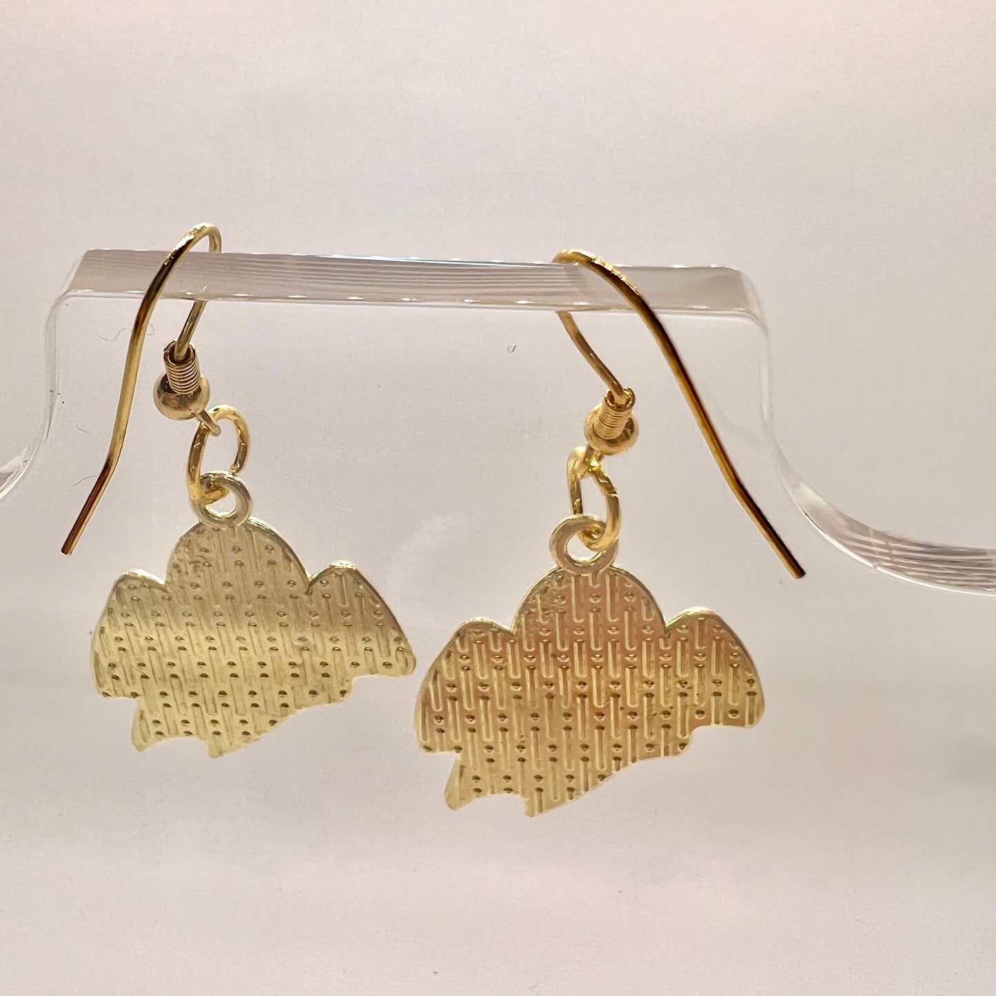Black Bat Earrings