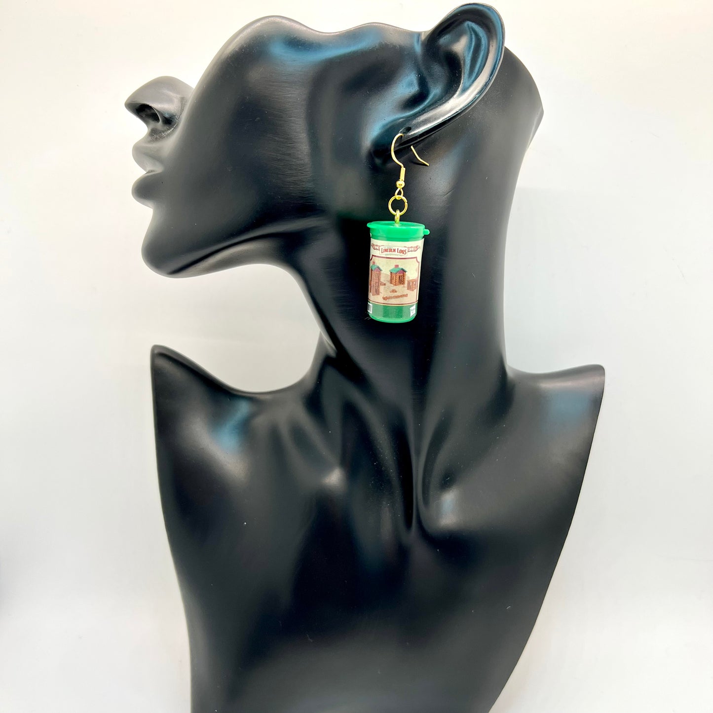 Lincoln Logs Earrings