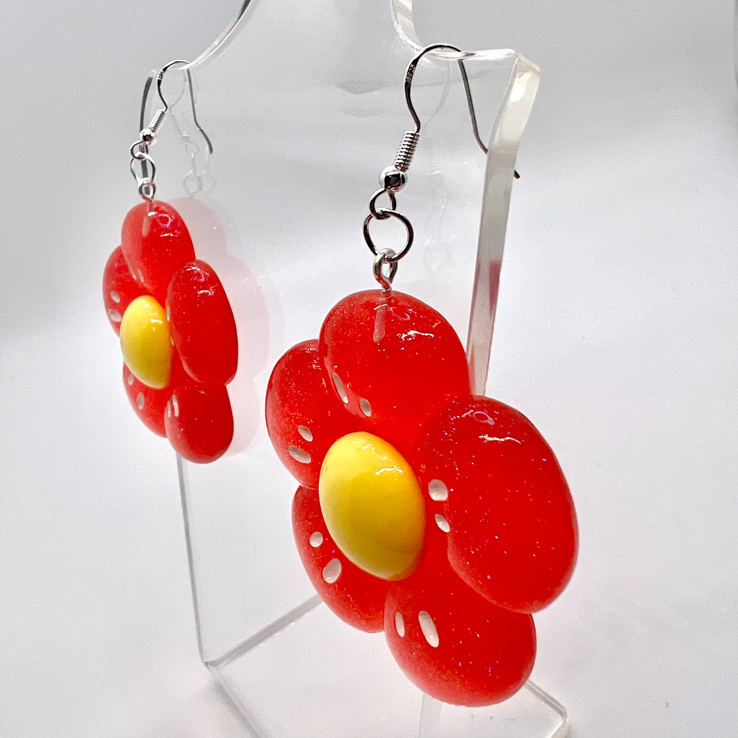 Oversize Flower Earrings