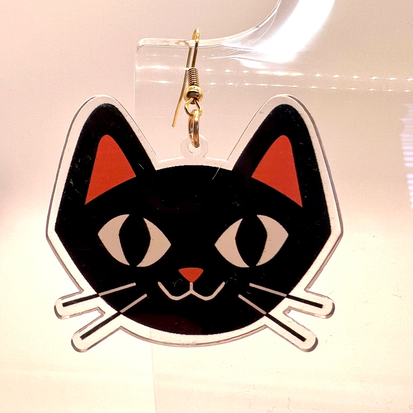 Black Cat Earrings