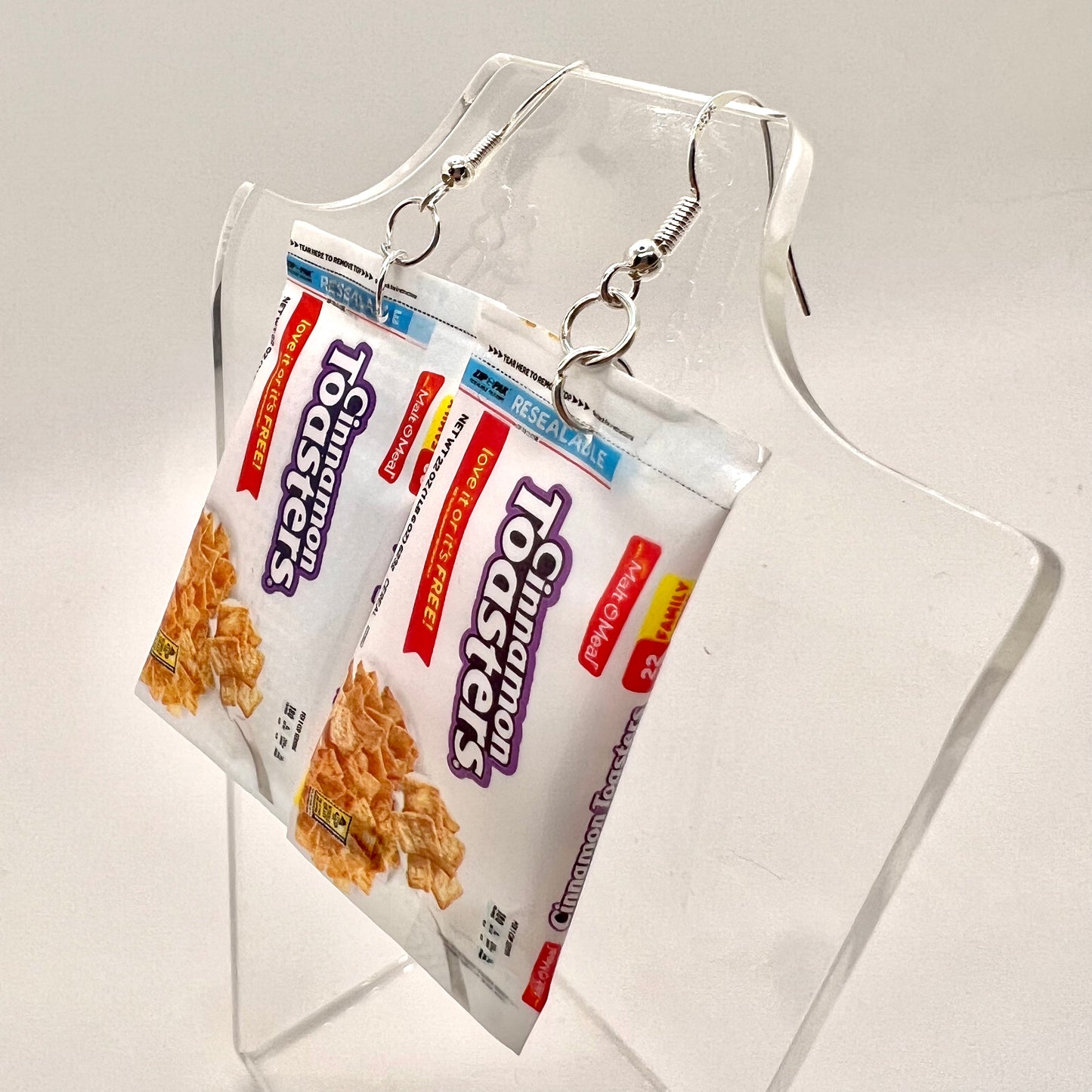Cinnamon Toaster Cereal Earrings
