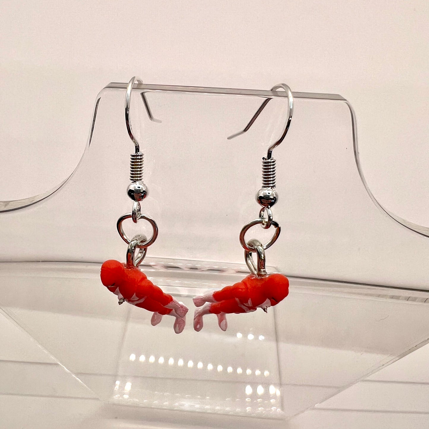 Red Power Ranger Earrings