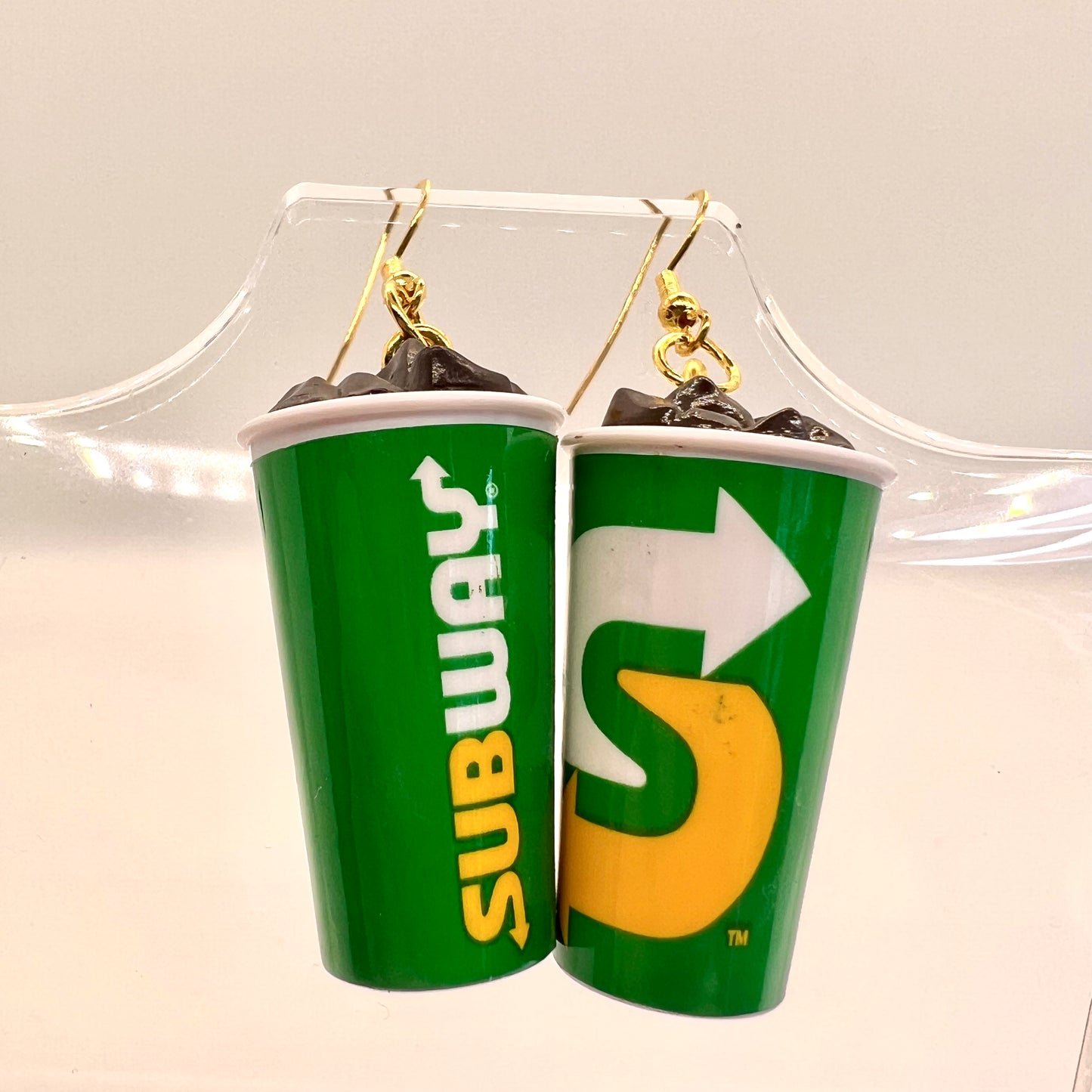 Subway Drink Earrings
