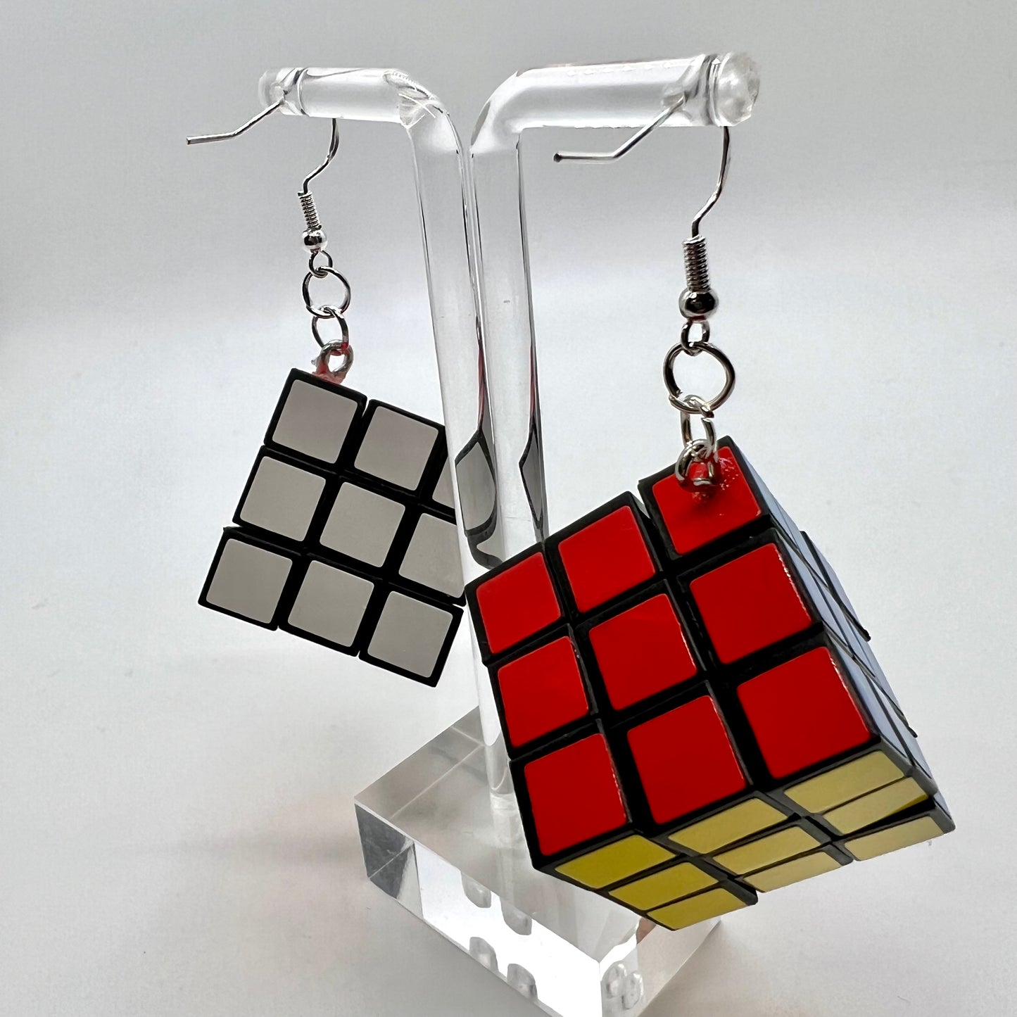 Rubiks Cube Earrings