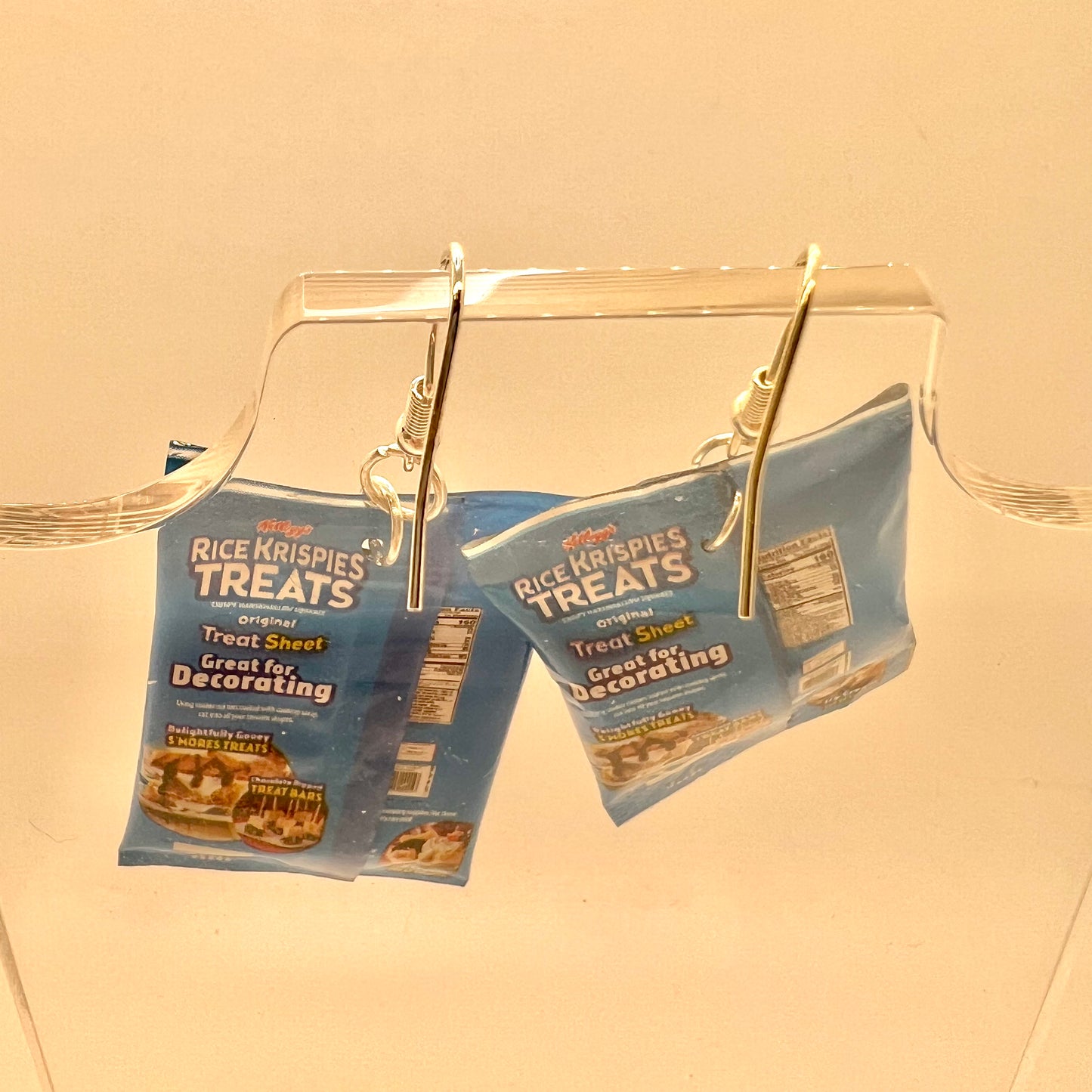 Rice Crispy Treat Earrings