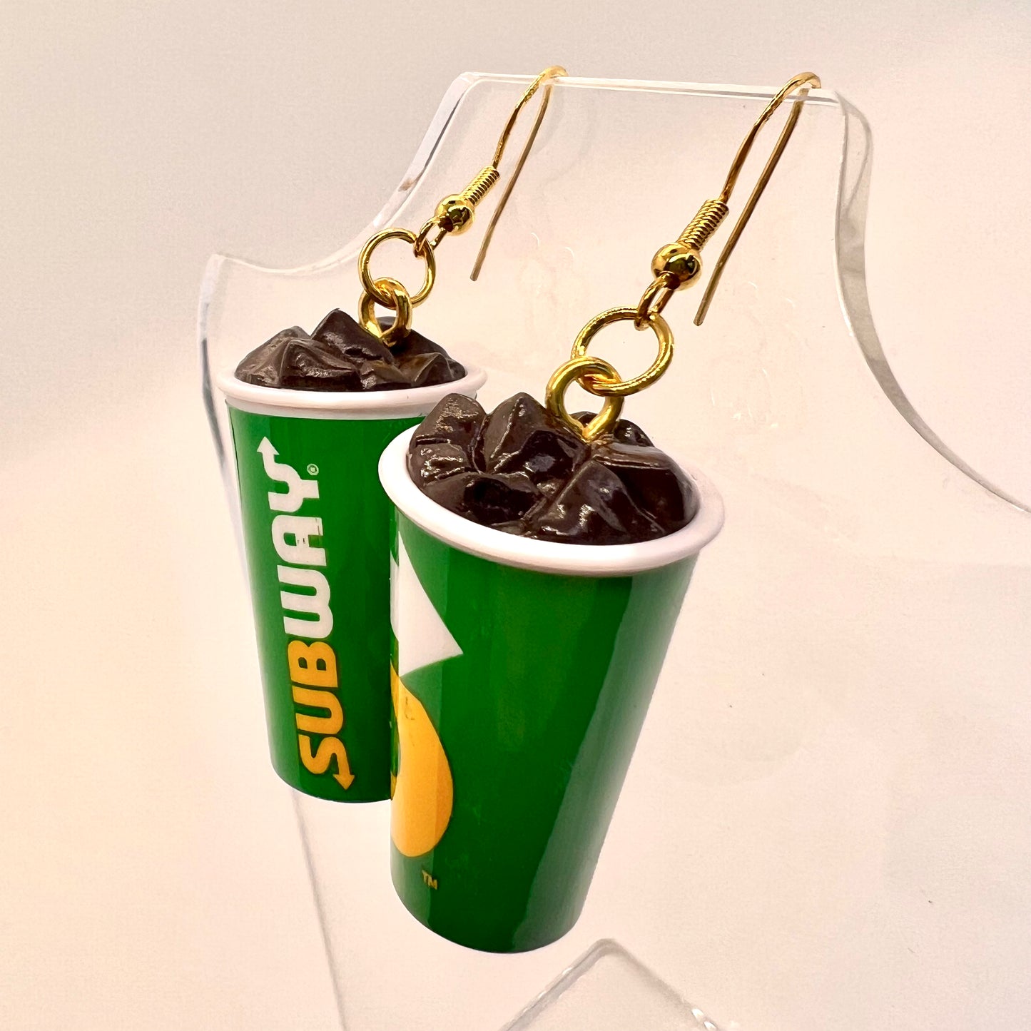 Subway Drink Earrings