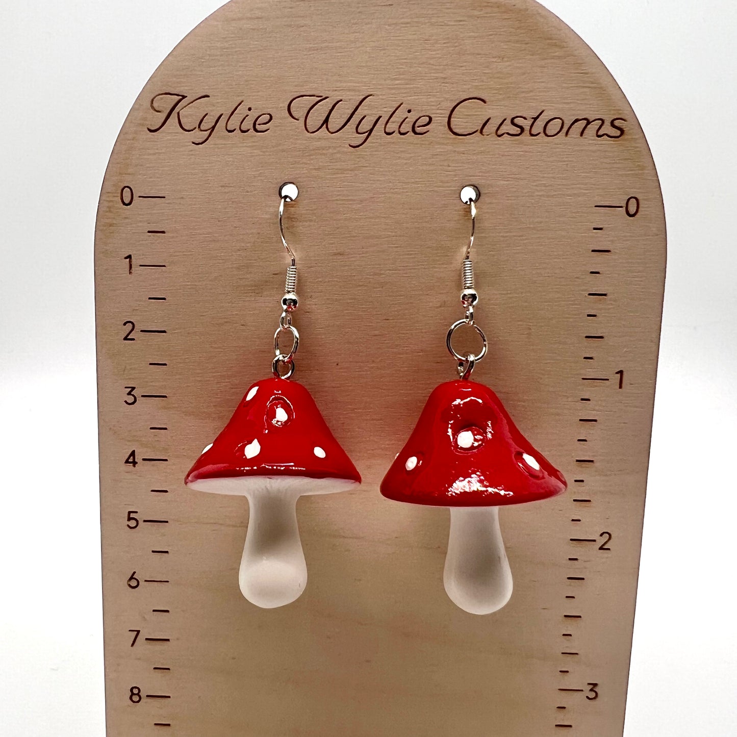 Large Mushroom Earrings