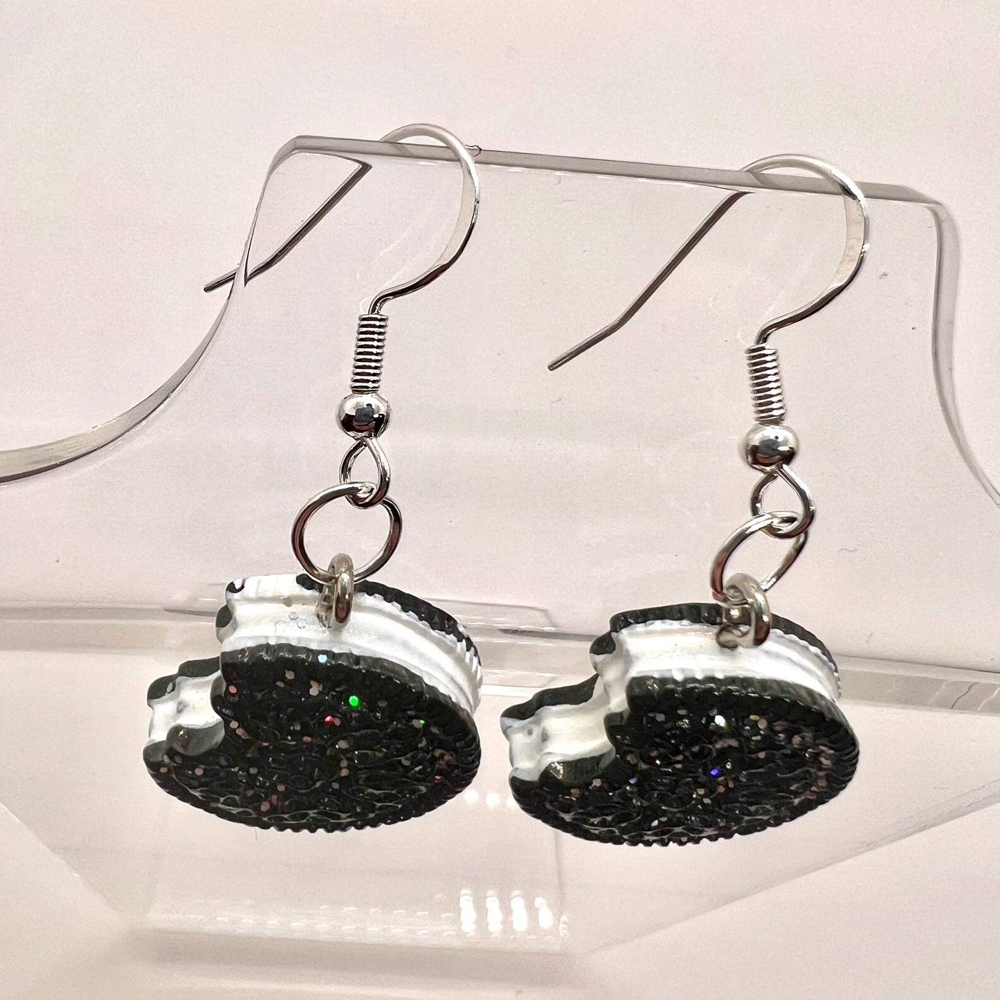 Bitten Cookie Glitter Earrings