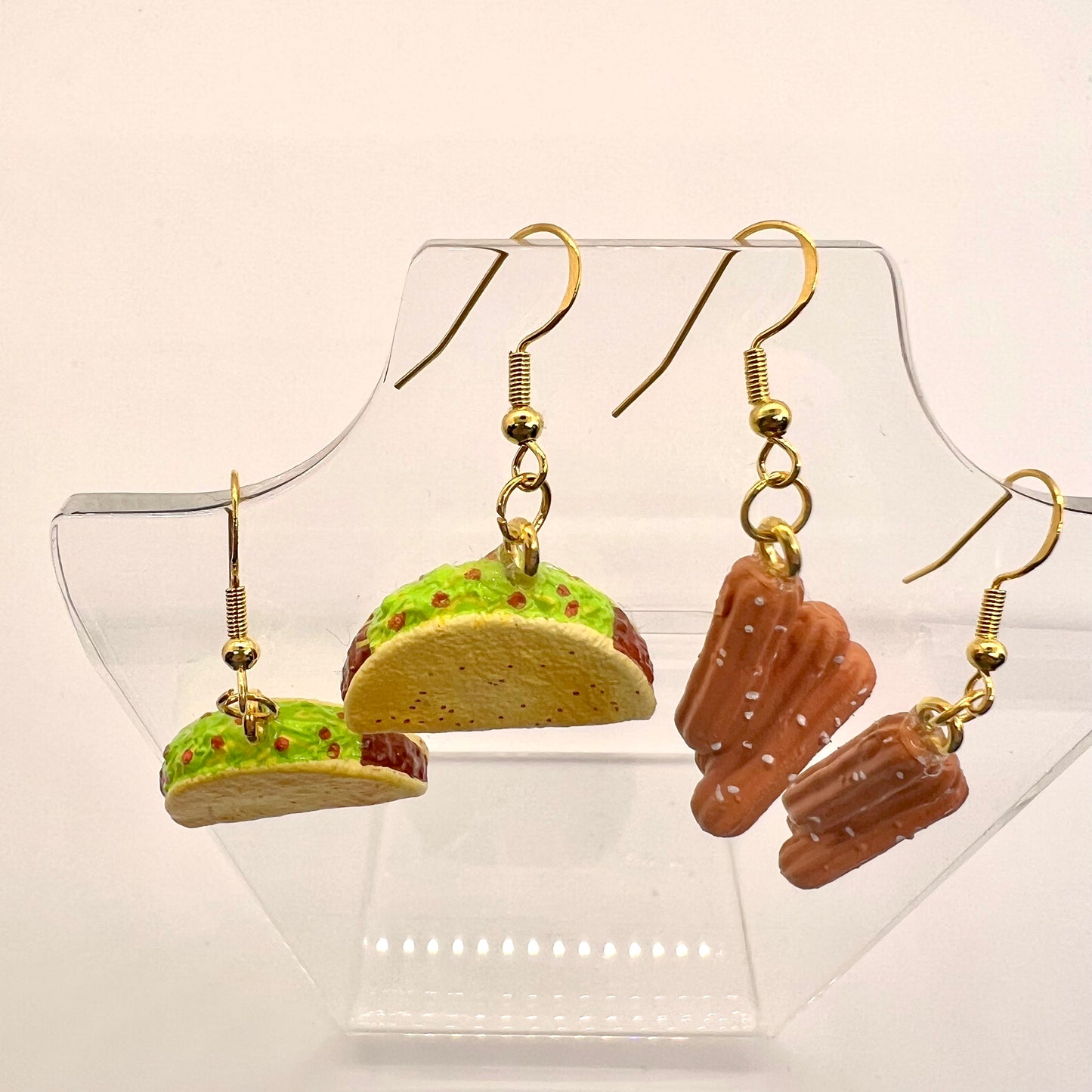 Taco & Churro Earrings