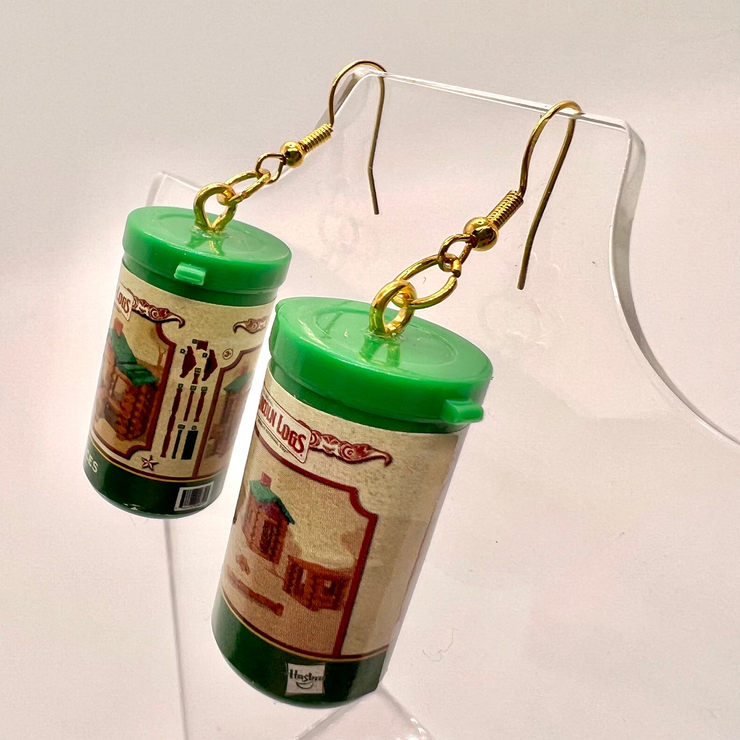 Lincoln Logs Earrings