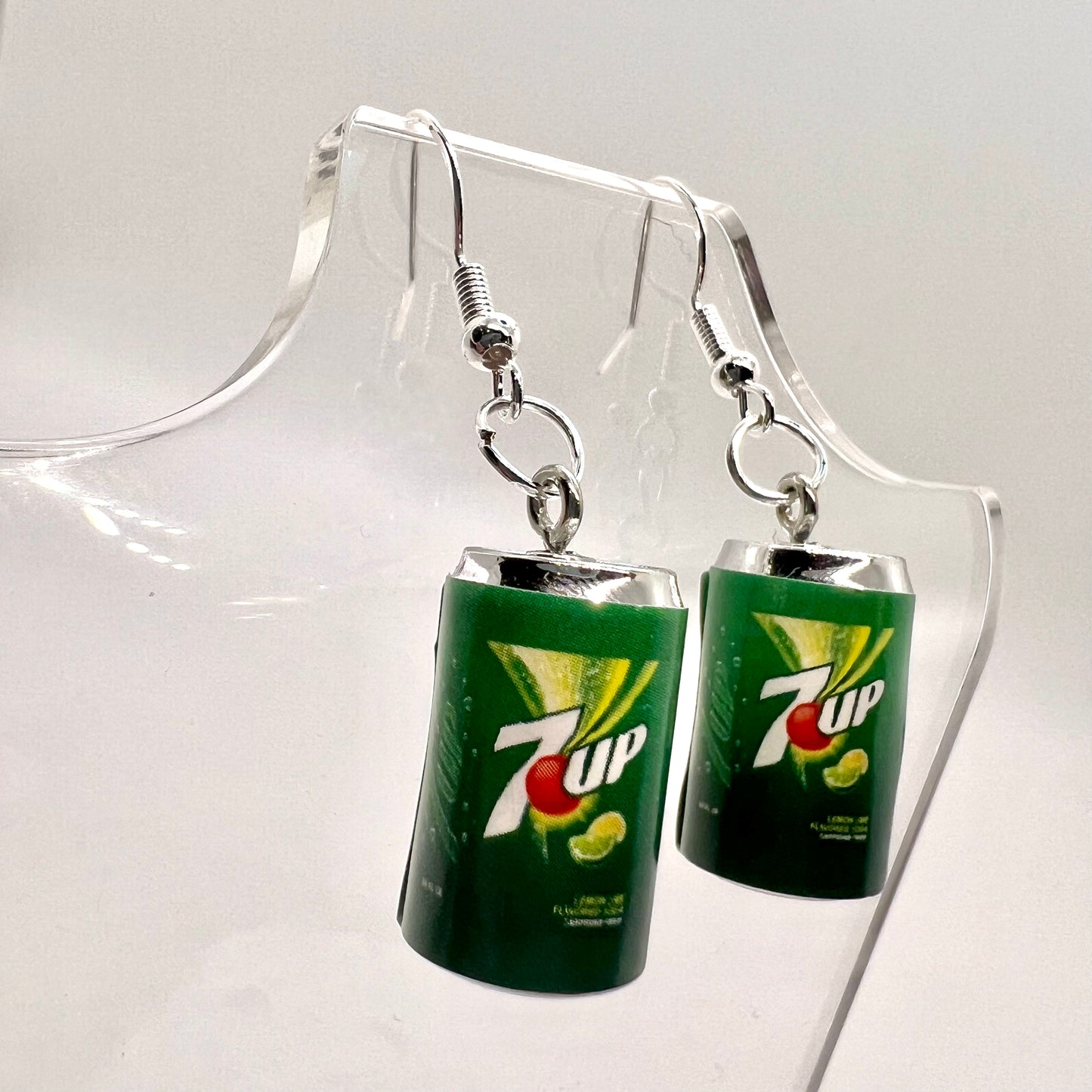 7Up Can Earrings
