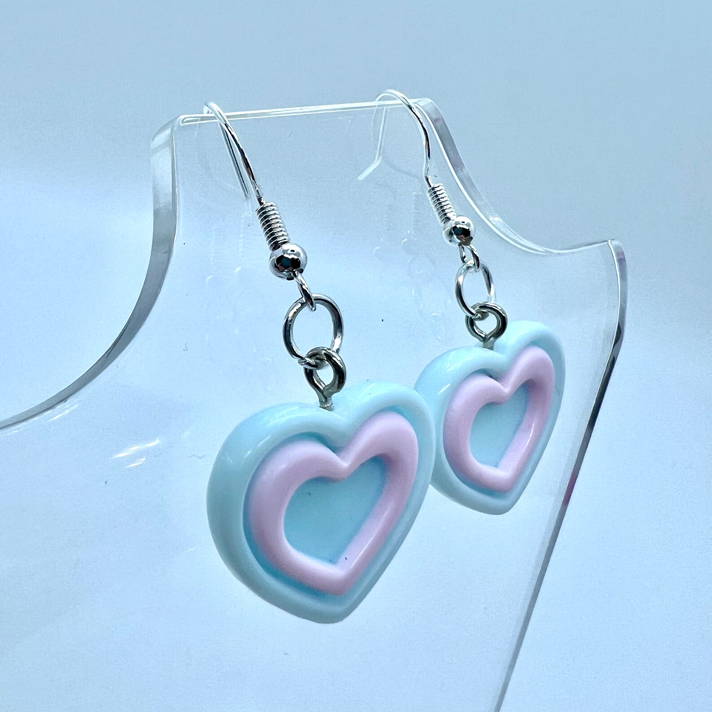 Pastel Heart Earrings