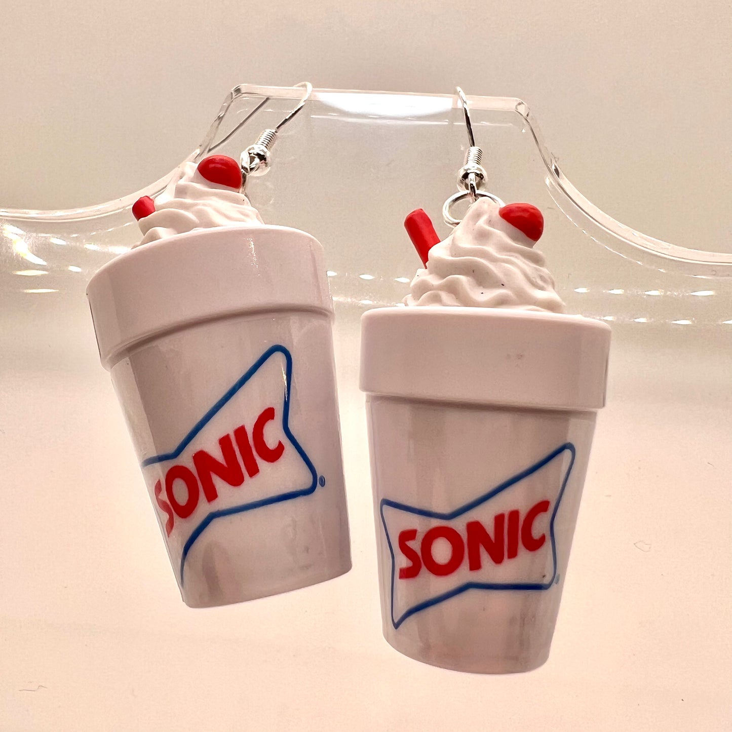 Sonic Milkshake Cup Earrings