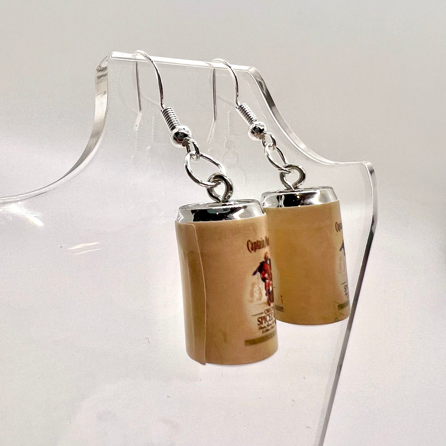 Captain Spiced Rum Can Earrings