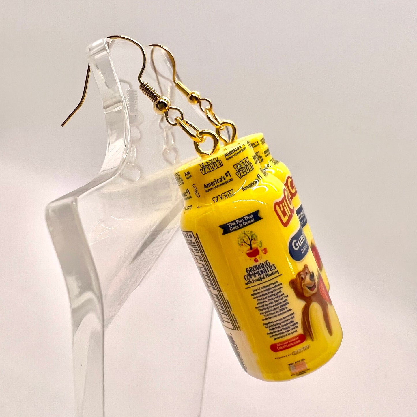 Lil Critters Vitamins Earrings