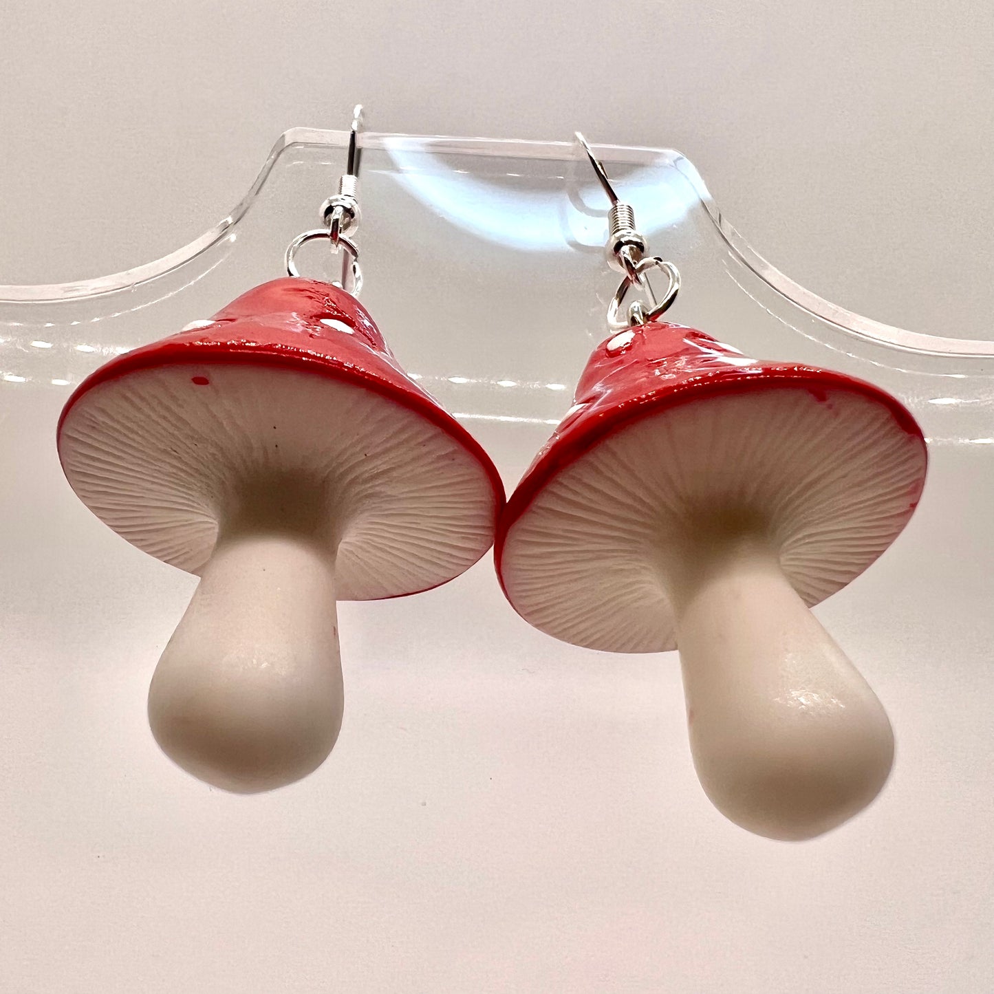 Large Mushroom Earrings