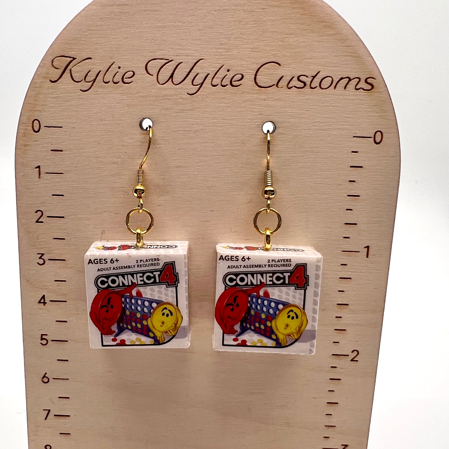 Connect Four Earrings