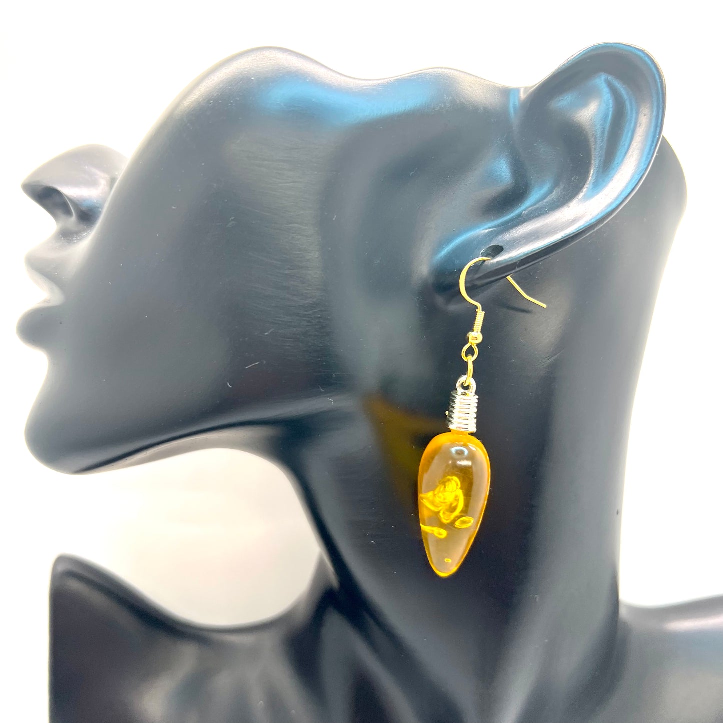 Christmas Light Bulb Earrings