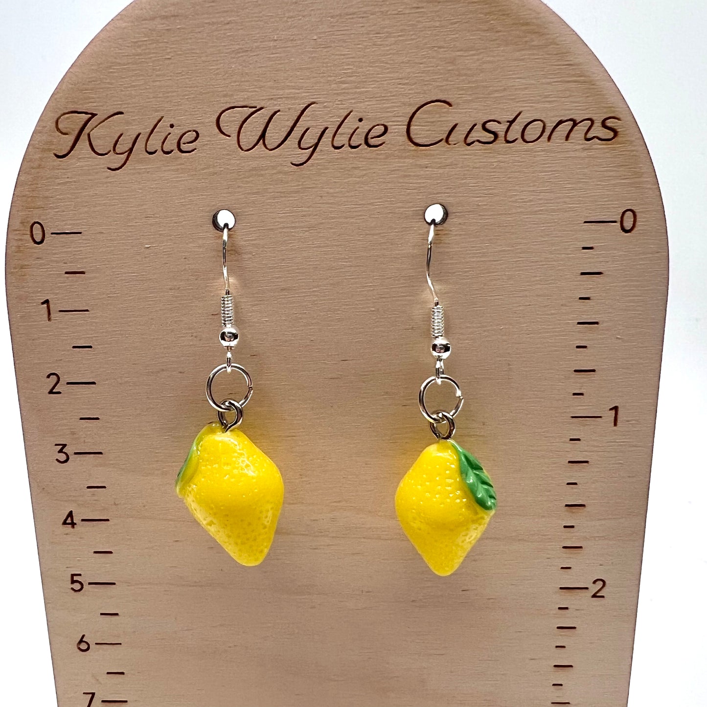 Lemon Fruit Earrings