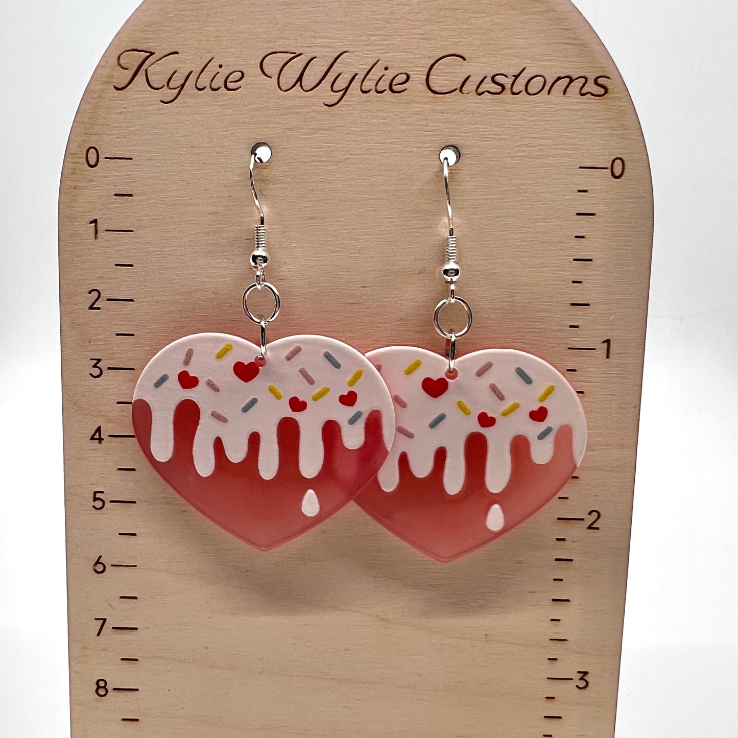 Enid Cupcake Heart Earrings