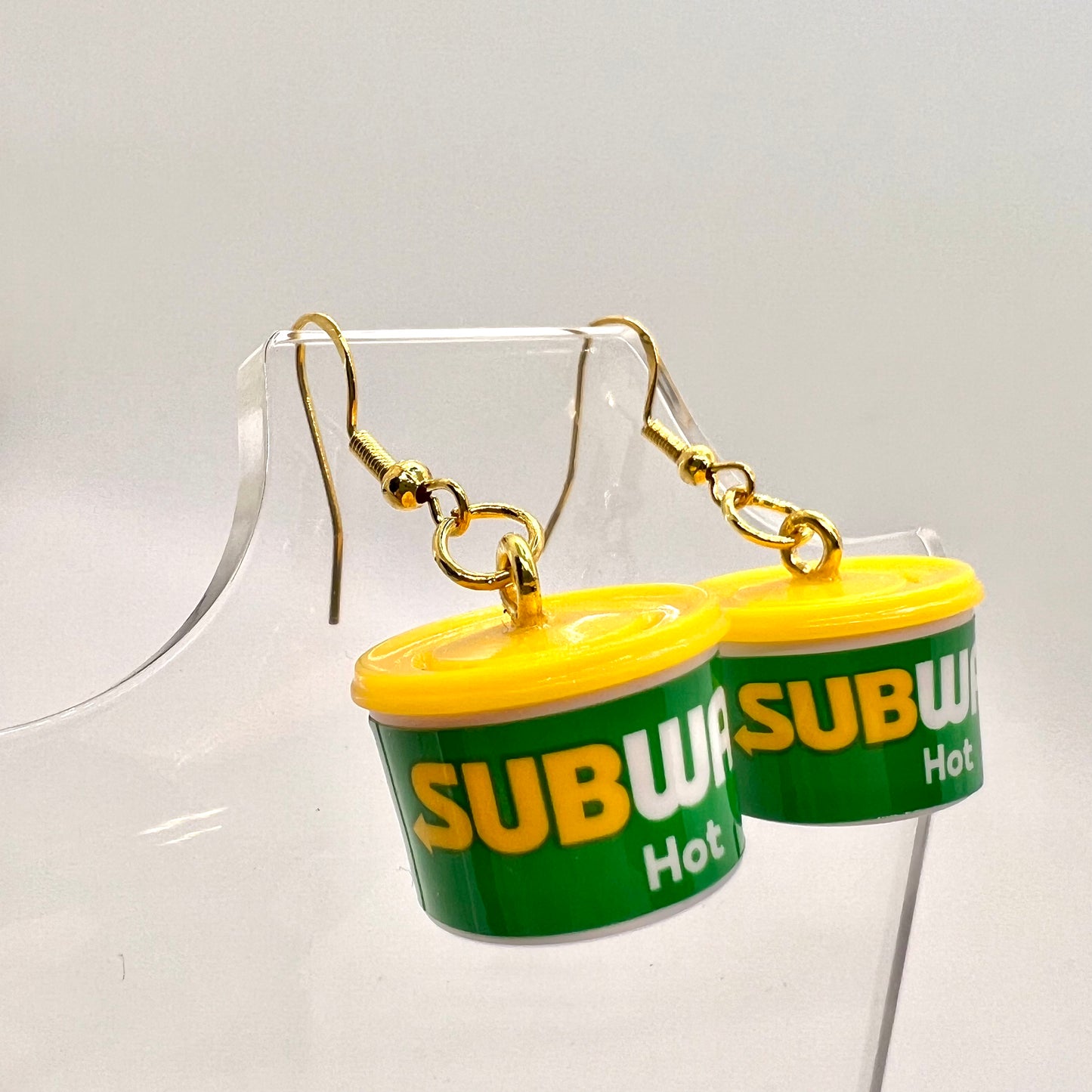 Subway Soup Cup Earrings