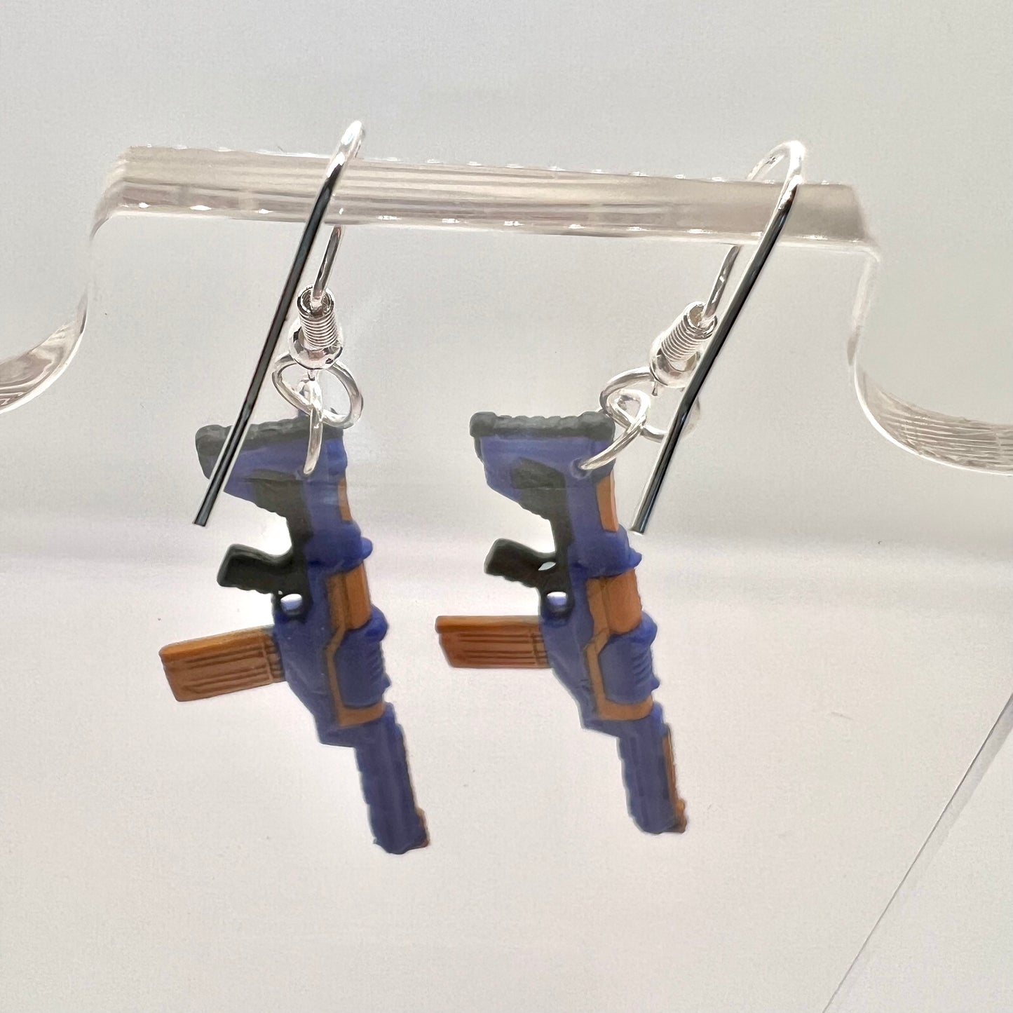Nerf Gun Blaster Earrings