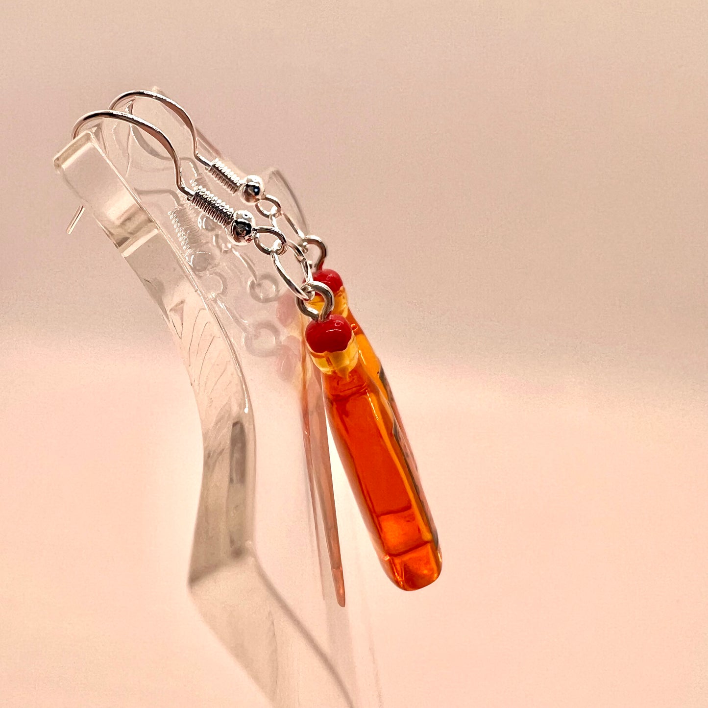 Fireball Bottle Earrings