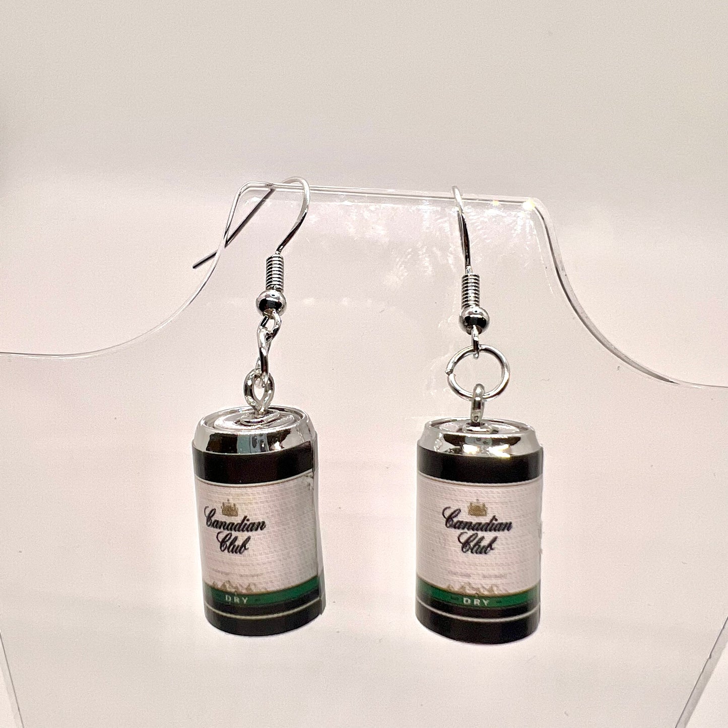 Canadian Club Can Earrings