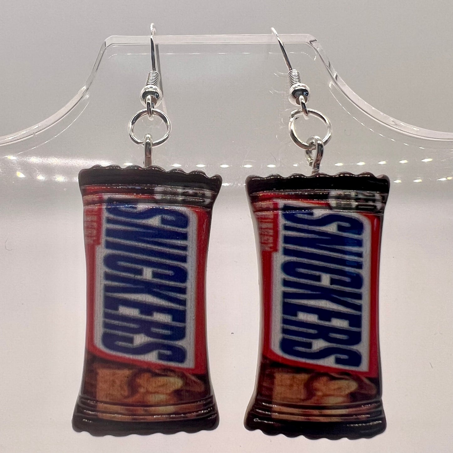 Snickers Candy Bar Earrings